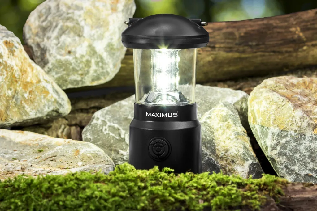 LED Campingleuchte mit Aufhängung und 2 Helligkeitsstufen