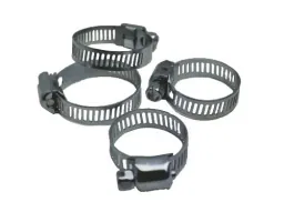 Schlauchschelle, verzinkt, Bandbreite 9 mm (W1), Spannbereich 40-60 mm - 4 Stück