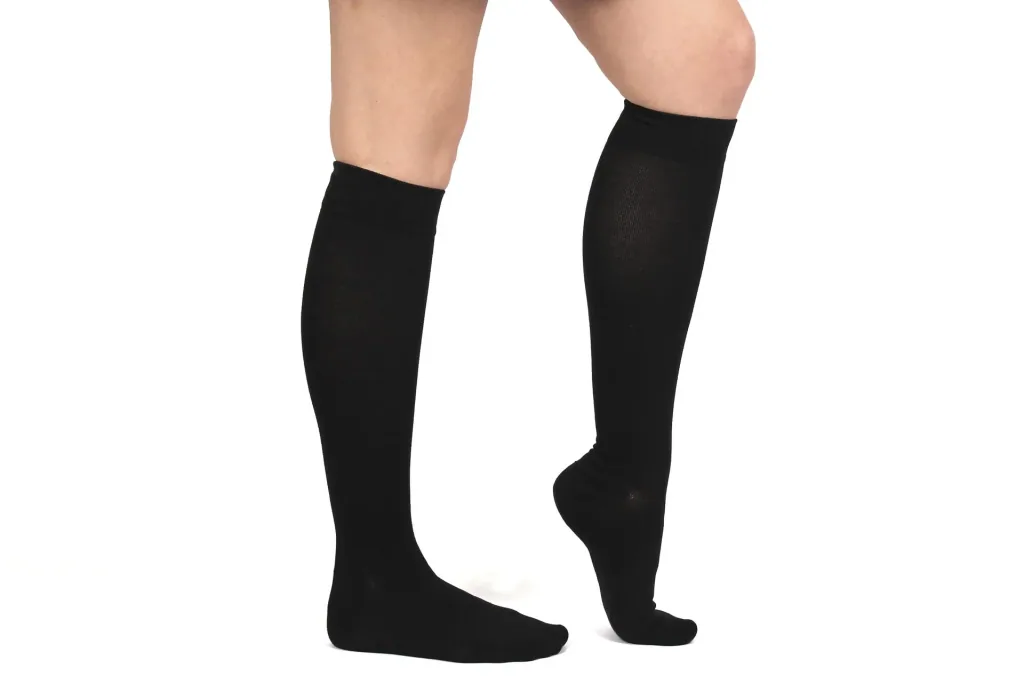 Stützkniestrümpfe Energy LYCRA, schwarz, Größe 39 - 42, 1 Paar
