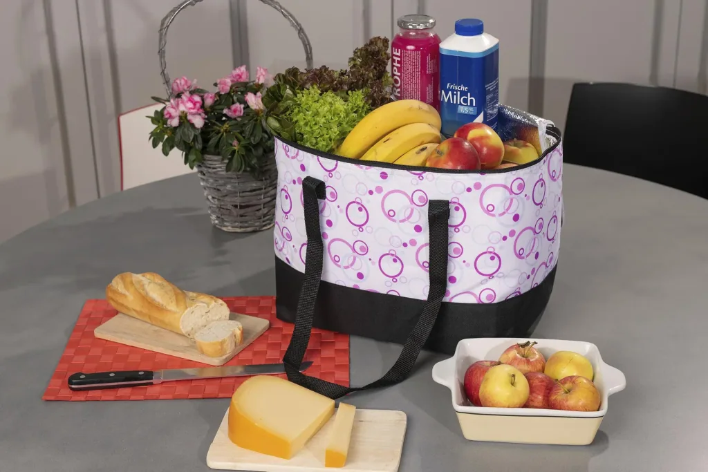 Kühltasche "Kreise blau"