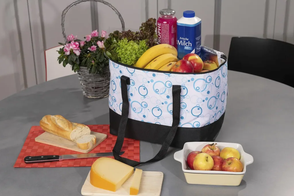 Kühltasche "Kreise blau"