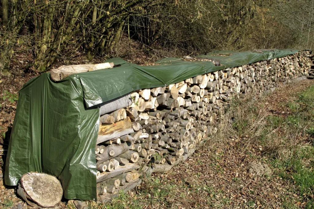 Holzstapel Abdeckplane "Powerforst 150", ca. 150 x 600 cm