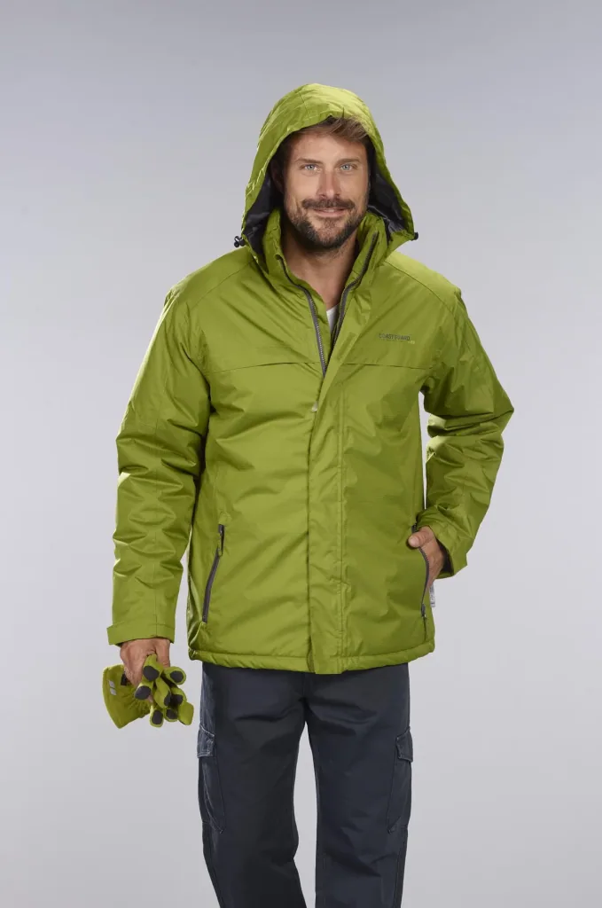 Funktionsjacke Farbe grün, atmungsaktiv, winddicht und wasserabweisend, Gr.4XL