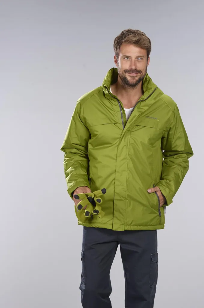 Funktionsjacke Farbe grün, atmungsaktiv, winddicht und wasserabweisend, Gr.4XL