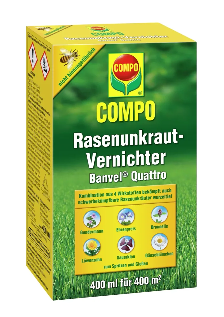 Rasenunkrautvernichter Banvel Quattro - 400 ml