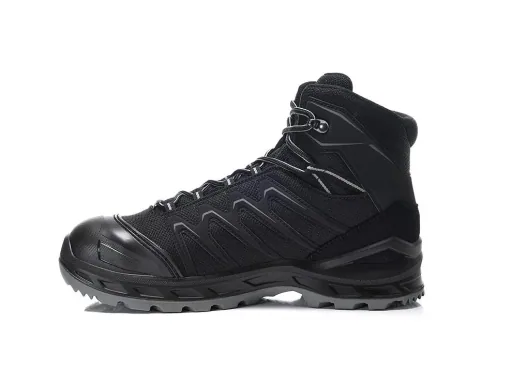 Sicherheitsstiefel LARROX Work GTX black-grey Mid S3 CI Gr. 42