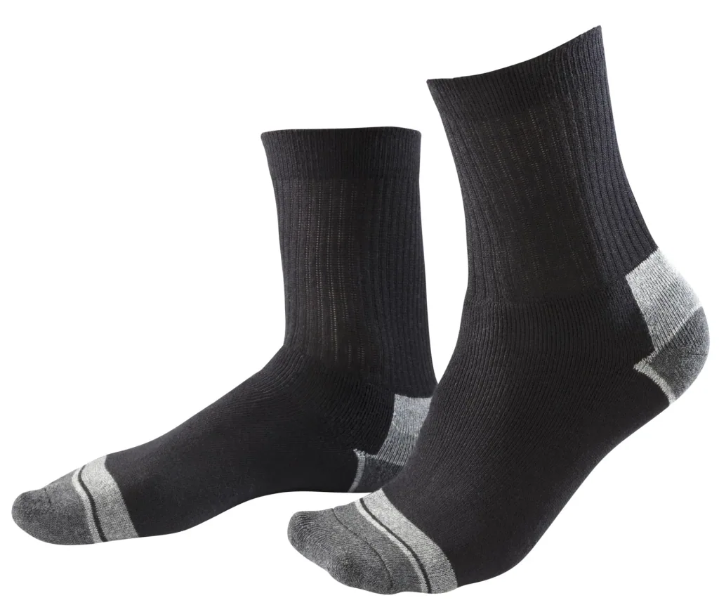 Every Day Socken 2er Pack, Farbe schwarz/grau, Gr.39/42