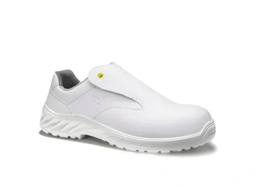 Sicherheitshalbschuh jo_CLEAN Slipper white Low ESD S3 Gr. 48