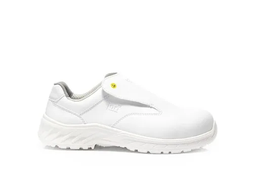 Sicherheitshalbschuh jo_CLEAN Slipper white Low ESD S3 Gr. 48