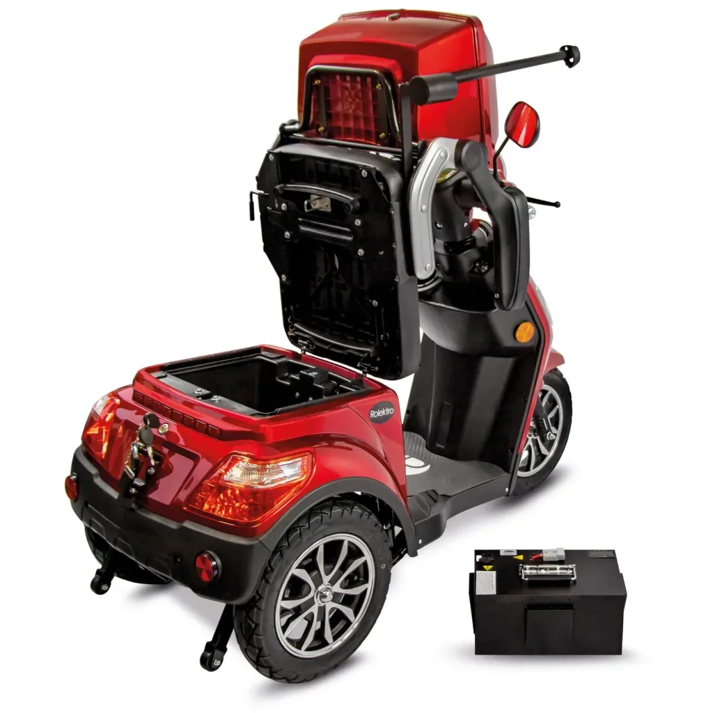 E-Trike 25 V.3, rot; 1.000 W + Straßenzulassung