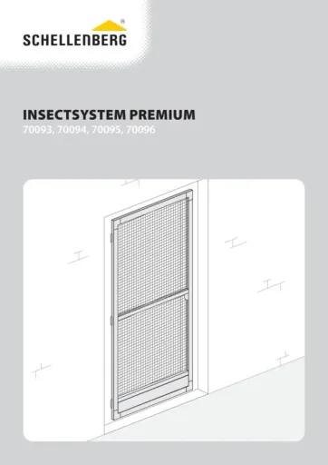 Fliegengittertür Premium, 120 x 240 cm, Farbe weiß
