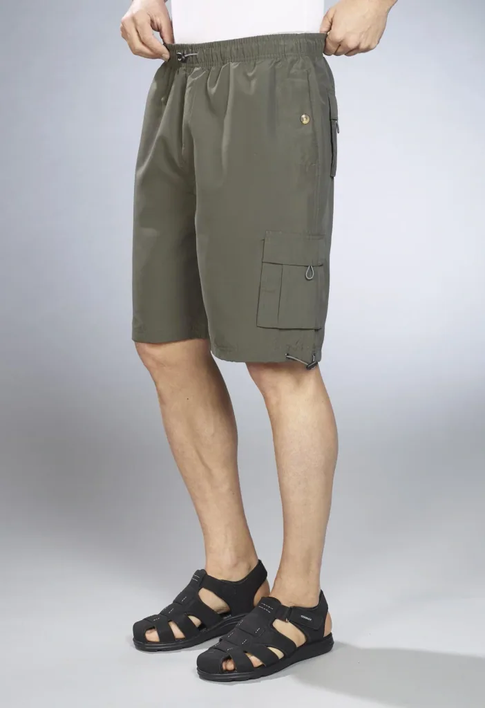 Herren Shorts mit Gummizug, Farbe schwarz, Gr. L