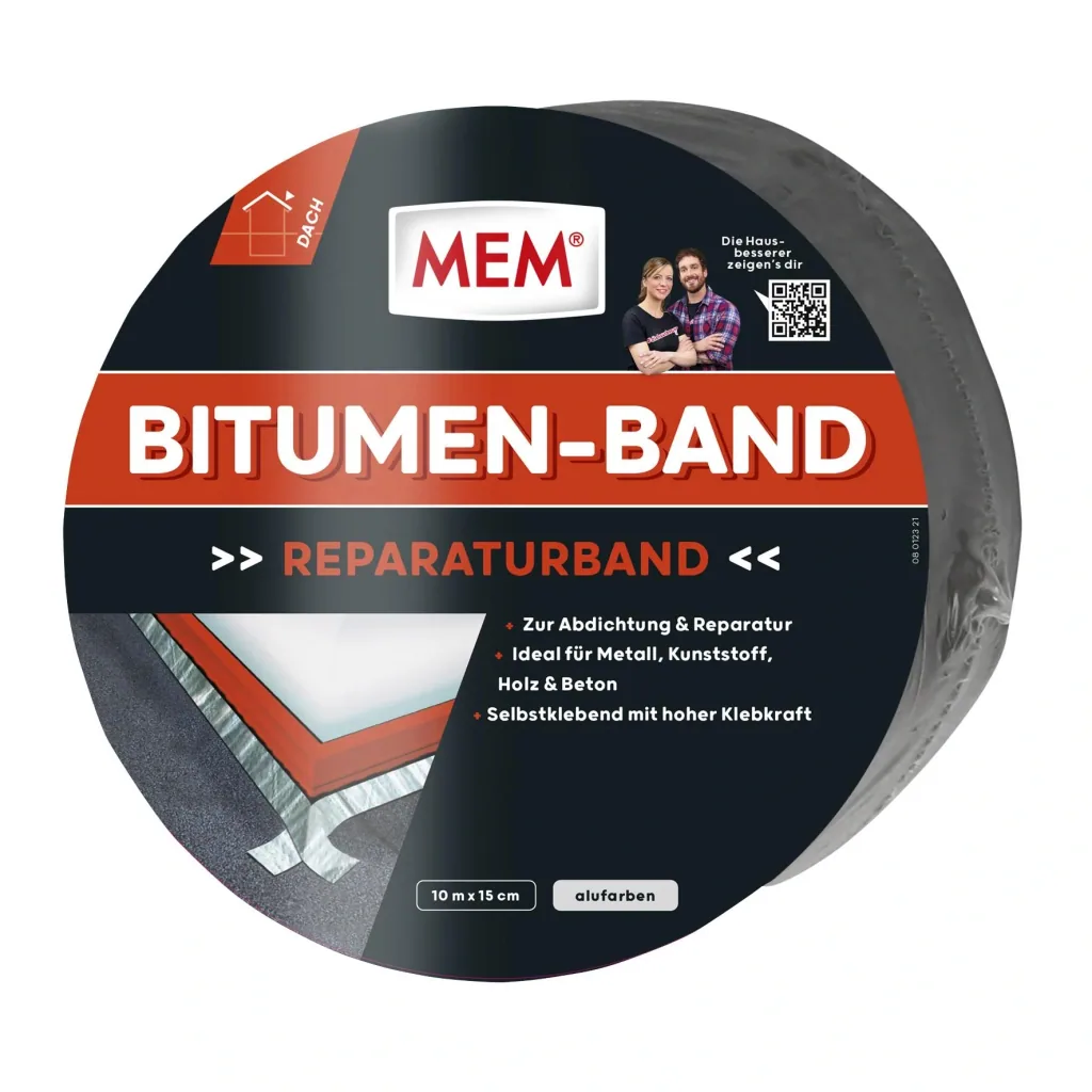 Dach Reparaturband 150 mm x 10 m, Alumfarben