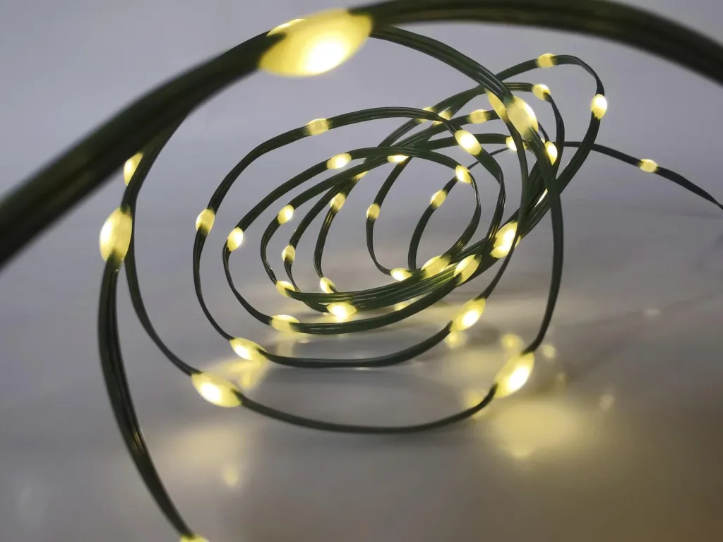 LED Lichterkette mit 400 warmweißen LEDs