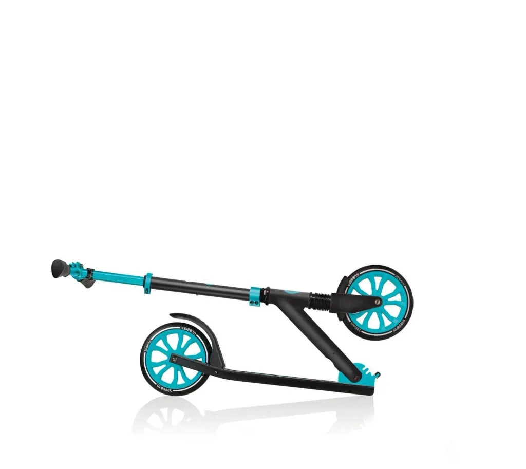 NL 205 Tretroller, 205 mm, ABEC 7, höhenverstellbar, Frontfederung, Klappmechanismus, türkis