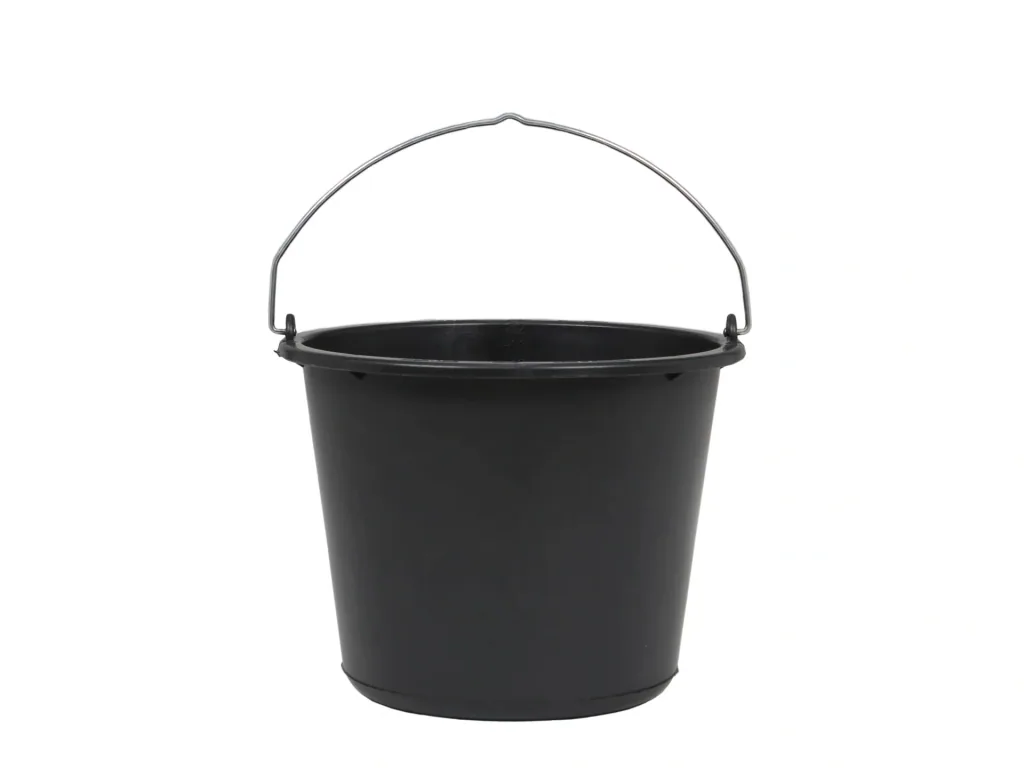 Baueimer 12 Liter Profi-Line schwarz