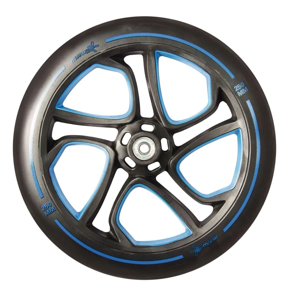 Aluminium Scooter Pro, Tretroller, 250/215 mm, ABEC 7, höhenverstellbar, blau