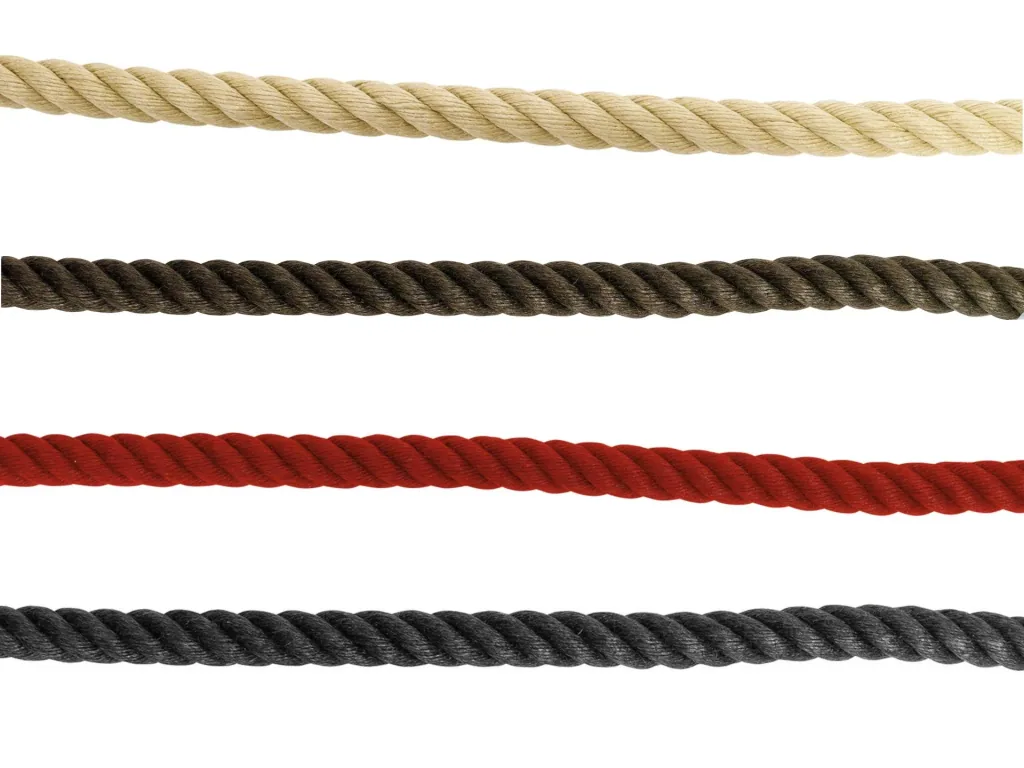 Handlaufseile, 6 m x 30 mm, hellbraun