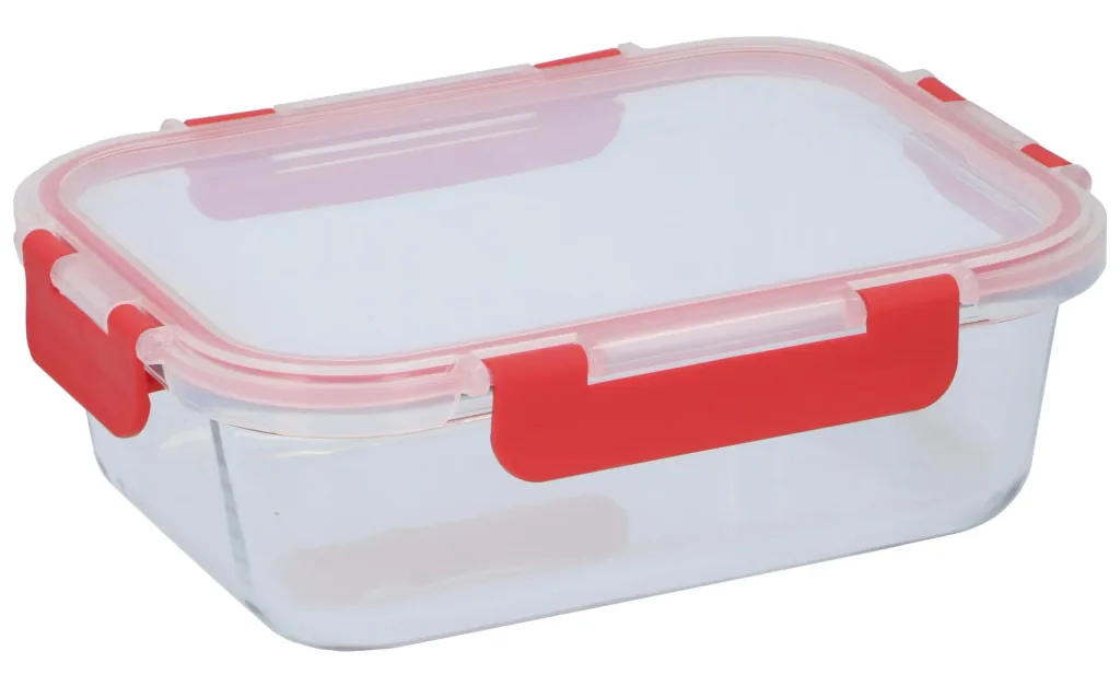 Glas-Frischhaltedose, 1000ml, 21 x 16 x 6,8cm