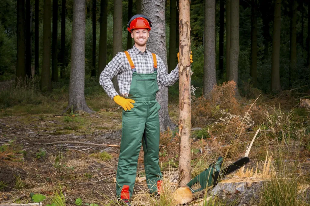 Schnittschutz Sicherheits Starter Set: Hose Gr.54, Helm, Handschuhe