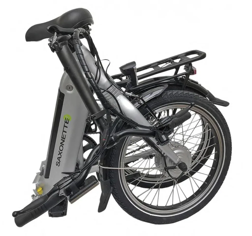 Unisex E-Faltrad, 20 Zoll, Rahmenhöhe 33 cm,3 Gang Nabenschaltung, silber matt, Sylt