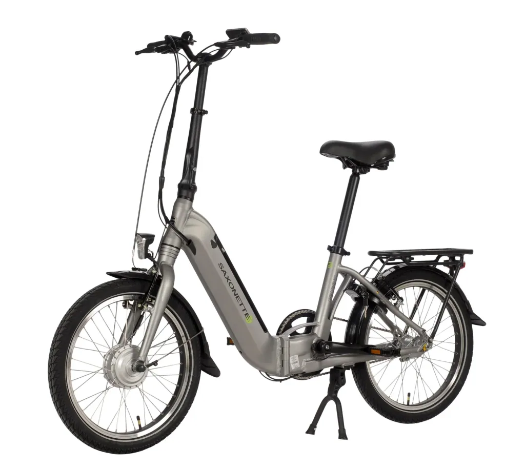 Unisex E-Faltrad, 20 Zoll, Rahmenhöhe 33 cm,3 Gang Nabenschaltung, silber matt, Sylt