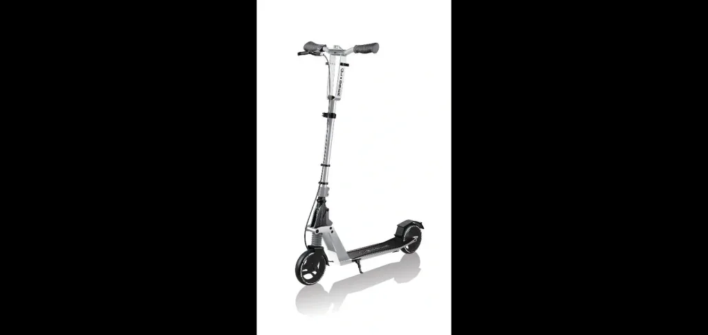 ONE K 165 DELUXE Tretroller, 165 mm, ABEC 7, höhenverstellbar, Handbremse, Klappmechanismus, silber