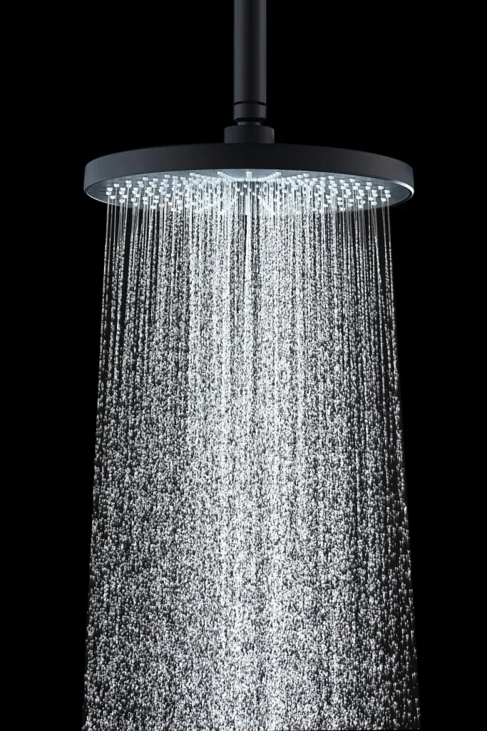 Regenduschkopf Ultimate Shower Schwarz/Grau, Ø 25 cm