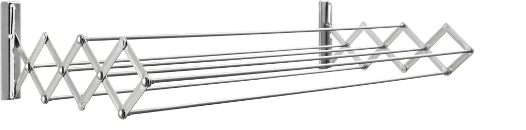 Wandtrockner "Ruck Zuck 80", 5,2 m Trockenlänge, 20 kg Tragkraft, Silber