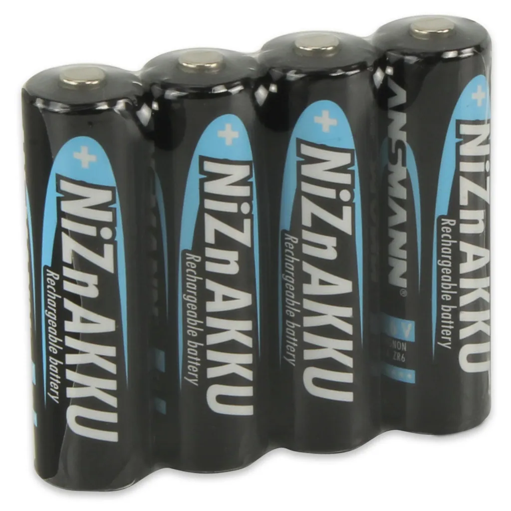 NiZN Mignon (AA) Akku mit 2500 mWh - 4 Stück