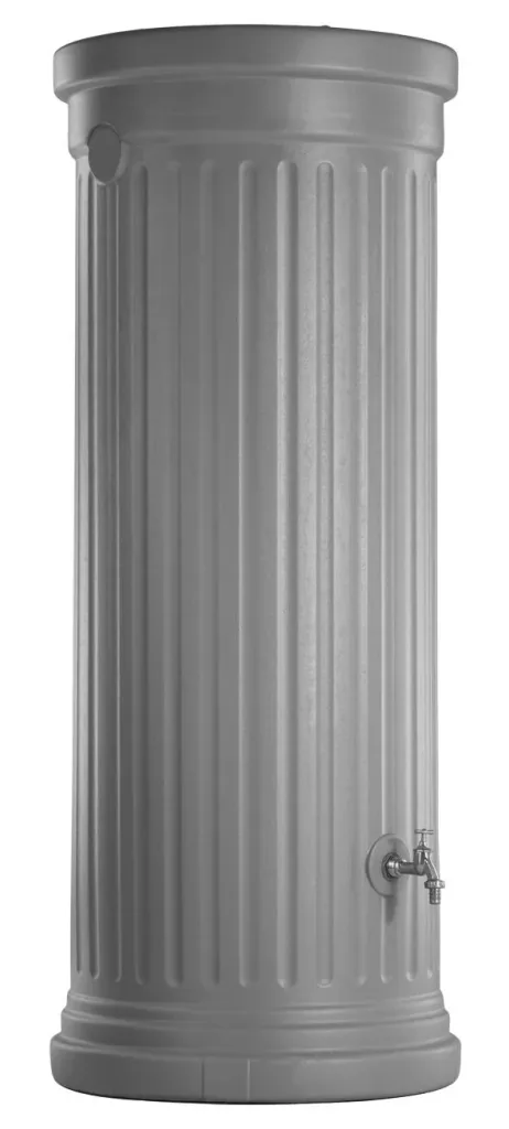 Säulentank / Regentonne "CLASSIC line", Steingrau, 330 Liter