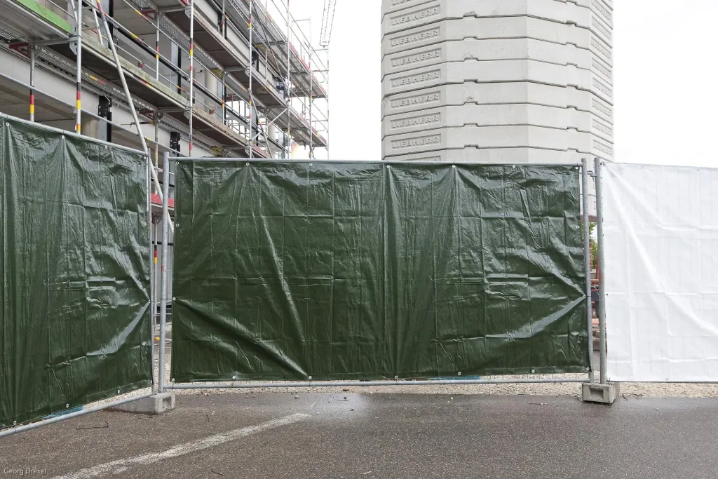 Bauzaunplane PolyTarp 160 , grün