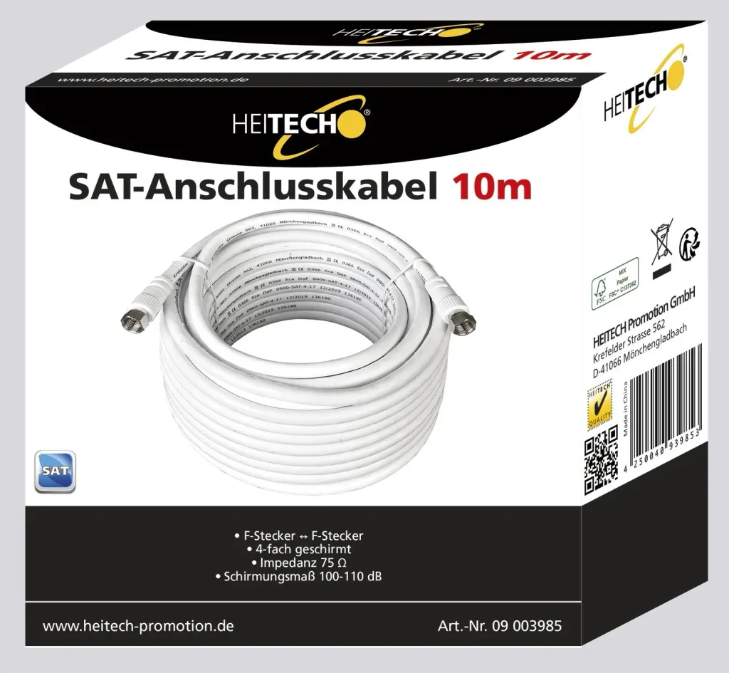 SAT-Anschlusskabel, 10m
