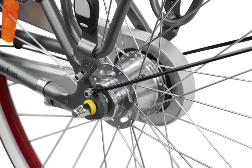 Damen City E-Bike, 28 Zoll, Rahmenhöhe 50 cm, 7-Gang Nabenschaltung, grau, Rosendaal 3 Lady, 13Ah