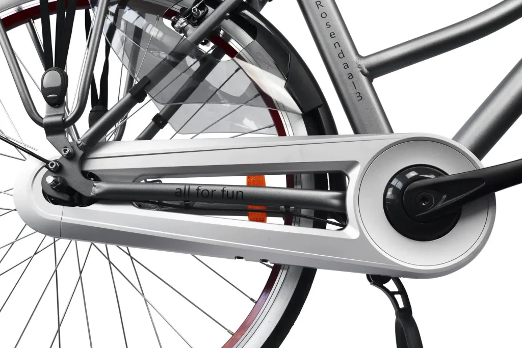 Damen City E-Bike, 28 Zoll, Rahmenhöhe 50 cm, 7-Gang Nabenschaltung, grau, Rosendaal 3 Lady, 13Ah