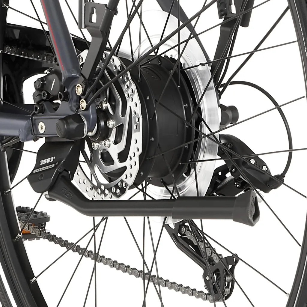 Herren E-Bike Trekking, 28 Zoll Rahmengröße 50cm, 8-Gang Kettenschaltung, anthrazit matt, VIATOR 1.0