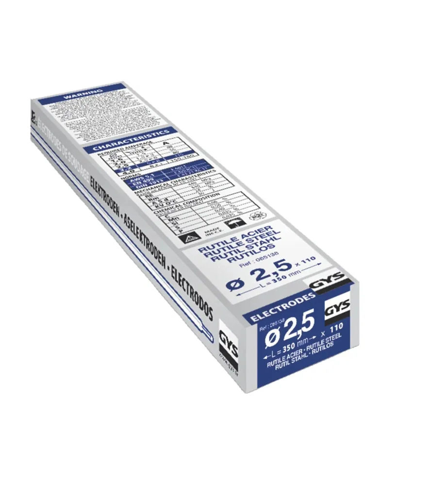 Elektroden Ø 2,5 mm, Stahl, 110 Stück