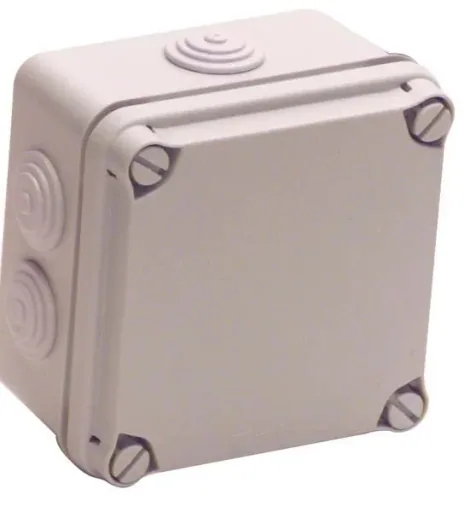 AP-FR- Abzweigkasten, IP65, grau, 108 x 108 x 64 mm