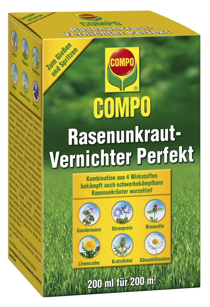 Rasen-Unkrautvernichter "Perfekt" - zuverlässig und schnell