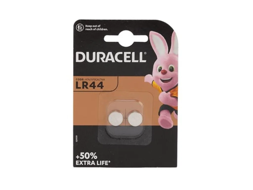 DURACELL - ALKALI-KNOPFZELLE 1.5 V LR44 - 2 Stück