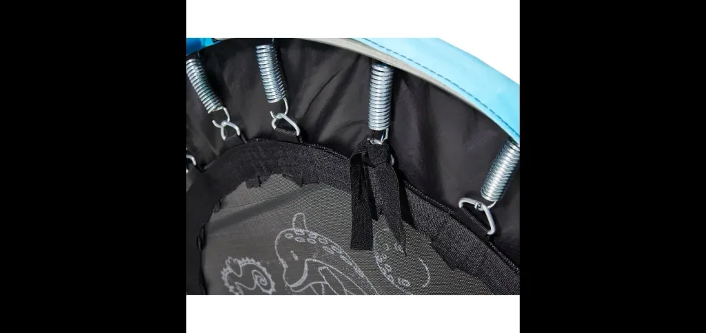 Trampolin Junior Bouncer Meeres-Sound, In- und Outdoor-Trampolin für Kinder, Haltegriff, Durchmesser 81 cm, rund