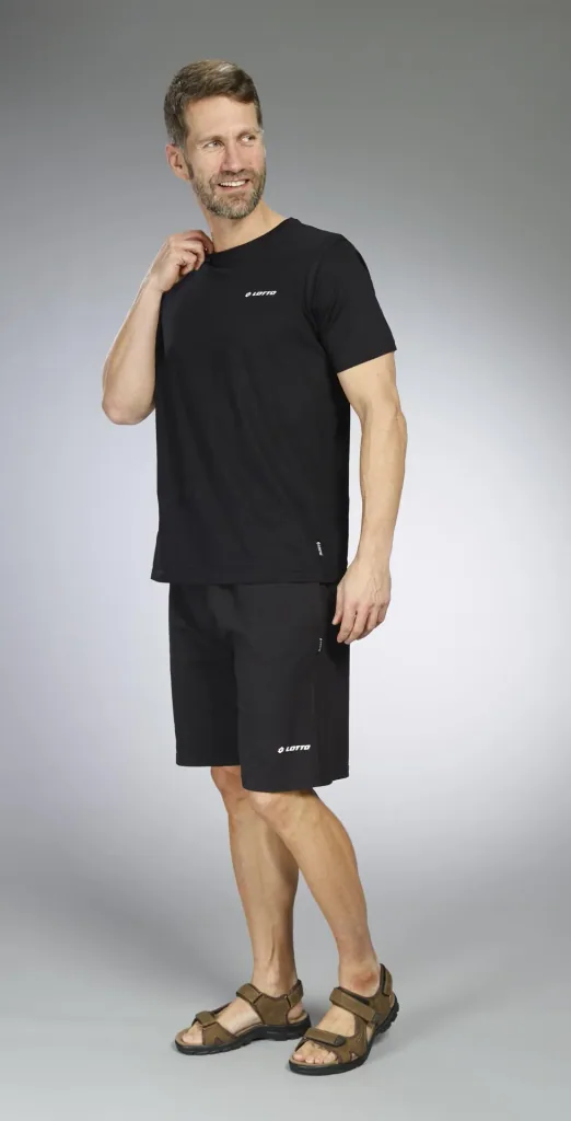 T-Shirts im Doppelpack, Farbe schwarz, Gr.M