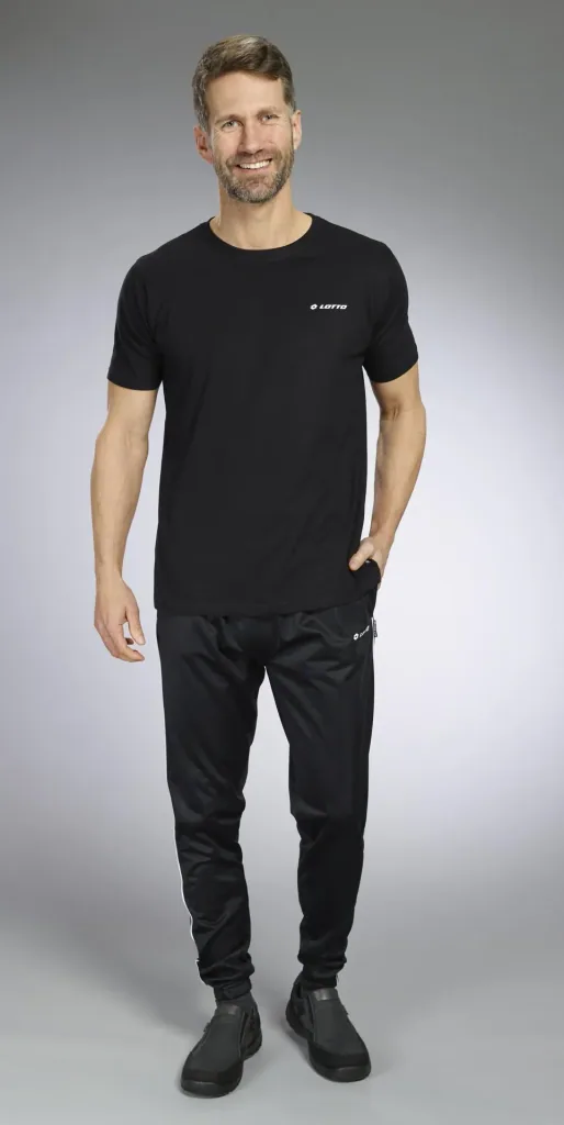 T-Shirts im Doppelpack, Farbe schwarz, Gr.M