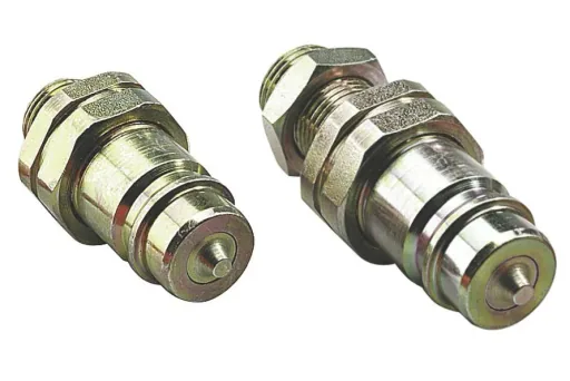 Hydraulikstecker Schottgewinde, 25 mm langes Gewinde, 2 Stück