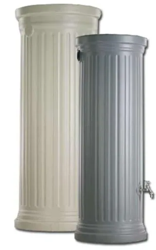 Säulentank / Regentonne "CLASSIC line", Steingrau, 500 Liter