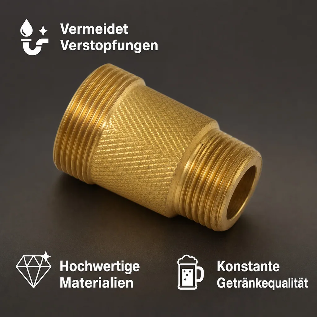 Reinigungsadapter für Zapfhähne - Kolben, Kompensator & Guinness