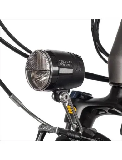 Unisex City E-Bike, 28 Zoll, Rahmenhöhe 50 cm, 7-Gang Nabenschaltung, silber, Hamburg