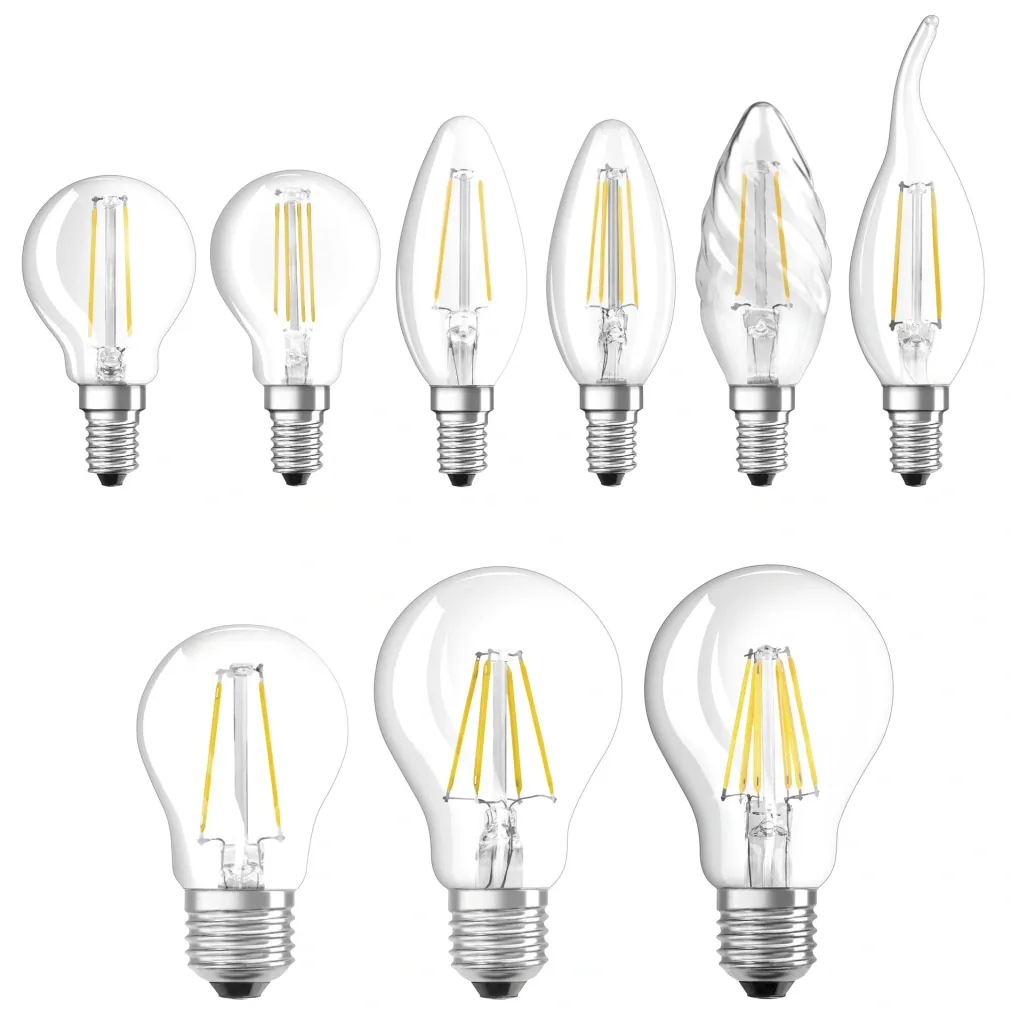LED CLASSIC A40 Filament Lampemit 4 Watt, E27, warmweiß, klar