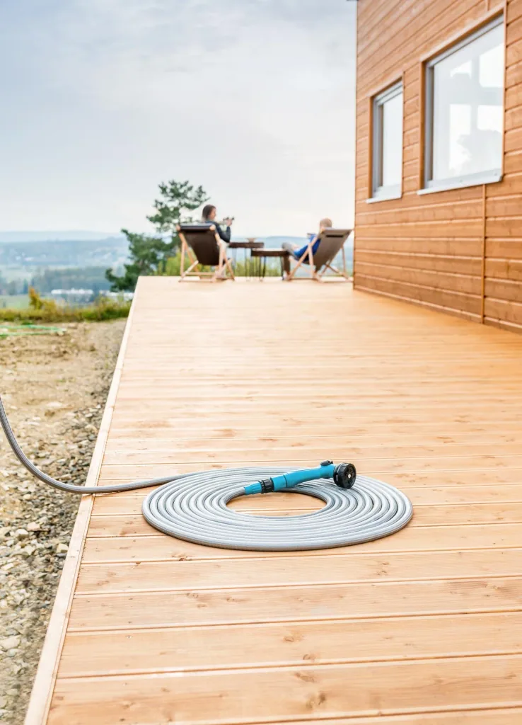 Bewässerungssatz mit dehnbarem Gartenschlauch BASIC 15 m