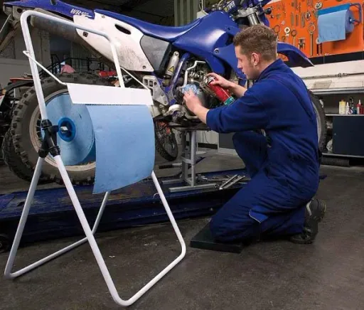Blaue Putzrollen, 2 Stück